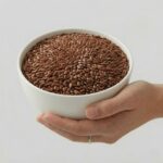 Flax seeds in a bowl